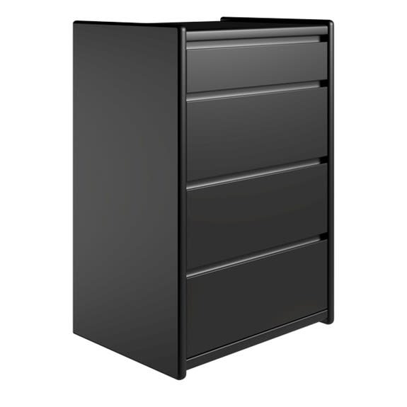 Kaagaard Kommode 445037 50x37 Sort, ophæng