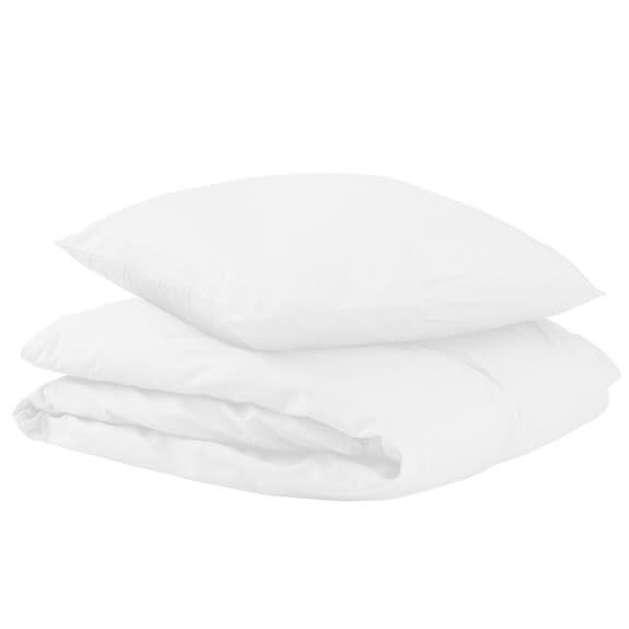 Unikka sengetøj 200x200  hvid bomuld