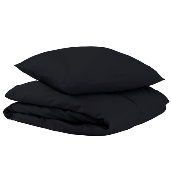 Unikka sengetøj 240x220 sort bomuld